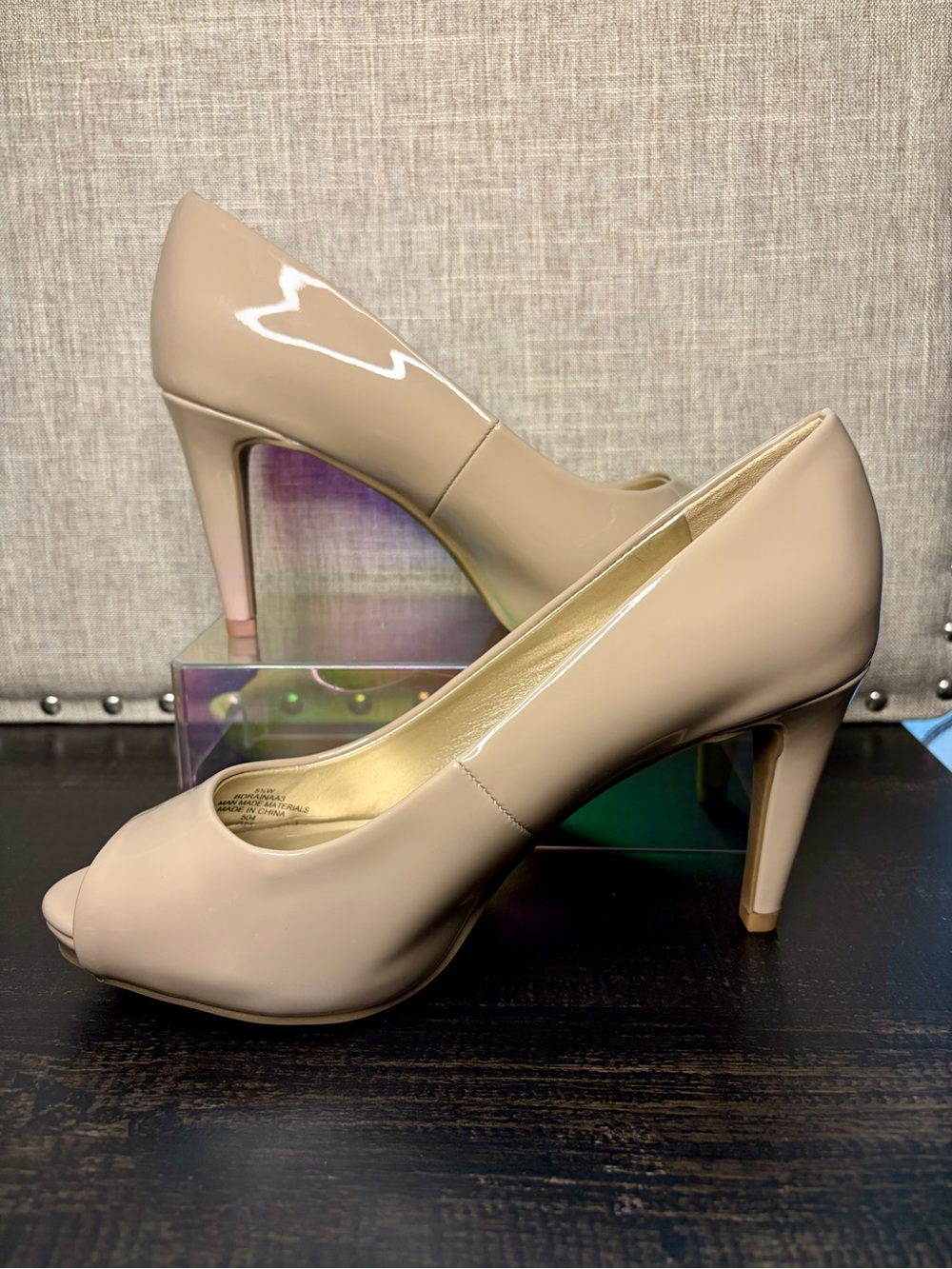 Bandolino Women's Rainaa Peep Toe Platform Stiletto Pumps